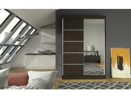 Skříň Linora III 120 choco