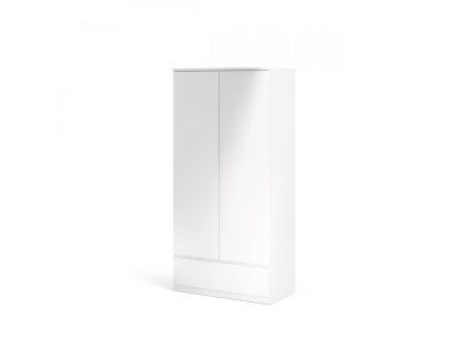 Skříň Simplicity 287 bílý lesk