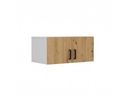 Nádstavec na skříň  Matylda 112 dub artisan/sv.šedá