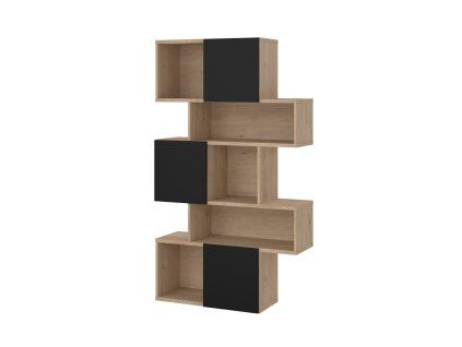 Knihovna Penta 738 jackson hickory/černá