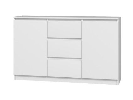 Komoda Topa 2D3S 120 bílá