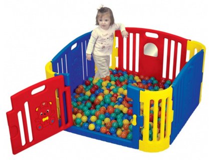 1126 1 plastova ohradka scarlett meda barevna 116 x 116 cm