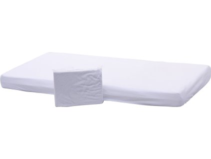 1501 2 prosteradlo nepropustne scarlett 120x60 cm bila