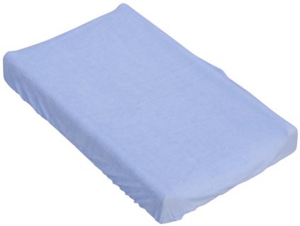 2827 1 prosteradlo na prebalovaci podlozku nebo matraci do kolebky ci kose modra 85 x 55 cm