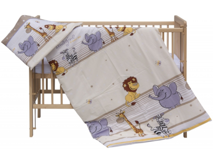 2908 1 povleceni do postylky 2dilne scarlett zoo bezove 90 x 120 cm