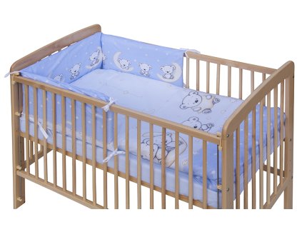 4113 2 povleceni do postylky 6dilne scarlett toro modra 90 x 120 cm