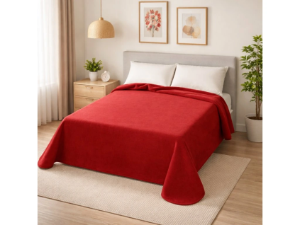 5810 deka pro dospele 001 cervena 34 160x220 cm