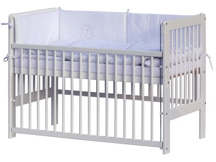 7436 4 detska postylka s kompletni vybavou scarlett 120 x 60 cm peta bila