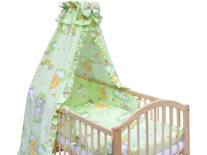 8647 2 2490 komplet 120x60 mracek zelena i med