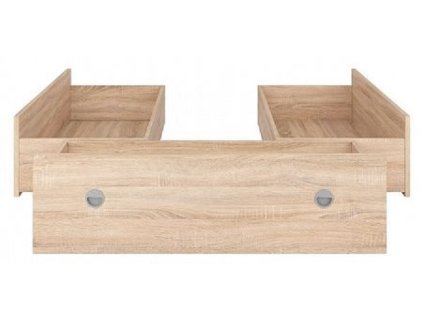 Šuplíky pod postel 3ks NEPO PLUS LOZ3S/160  - dub sonoma