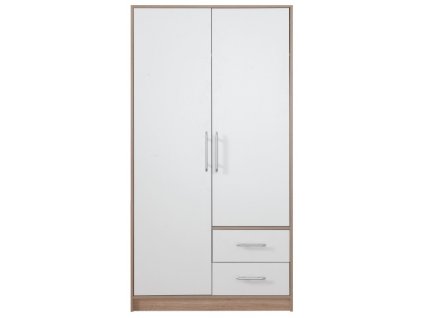 Šatní skříň Smart SR 3 bílá + sonoma