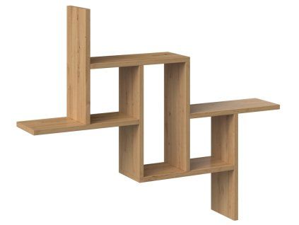 Závěsná knihovna Finley dub artisan