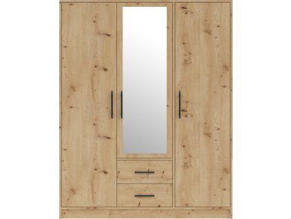 Šatní skříň Smart SRL 2 - se zrcadlem artisan