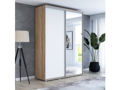 Šatní skříň Zuza 1- šířka 170 cm, hloubka 45 cm, výška 242 cm