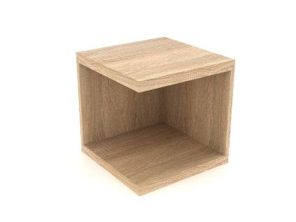 BRADOP Konferenční stůl KAMIL 40x40 (Barevné provedení P - PŘÍRODNÍ)