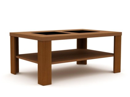 Konferenční stůl Alan 64×100 (Barevné provedení P - PŘÍRODNÍ)