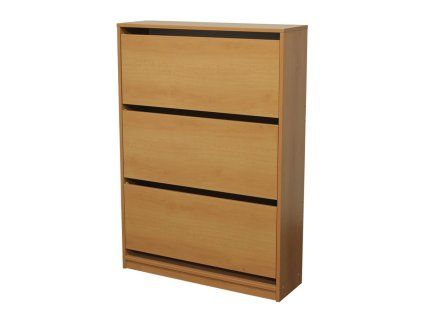 BRADOP Botník výklopný trojřadý D008 (Barevné provedení P - PŘÍRODNÍ)