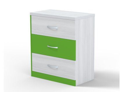 BRADOP Komoda CASPER C103 (Barevné provedení DBG - DBG-dub bordeaux/šedá grafit)