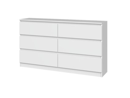 Komoda Malvína M6 140 bílá