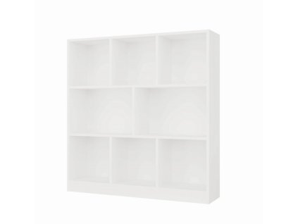 Knihovna Finley 8P bílá