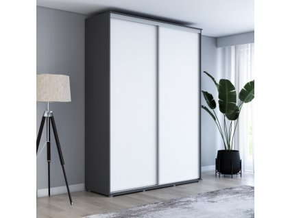 Šatní skříň Baryla šířka 170 cm, výška 220 cm, hloubka 61 cm
