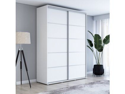 Šatní skříň Baryla plus - šířka 200 cm, výška 220 cm, hloubka 61 cm