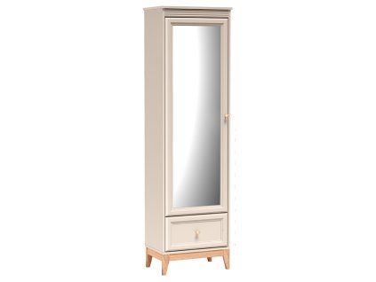 windsor 18 szafa jednodrzwiowa z lustrem szuflada drazkiem na nozkach elegancka s USQguh5