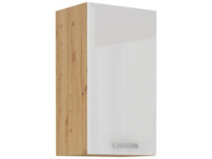 Kuchyňská skříňka Artisan bílý lesk - horní 40 G-72 1F