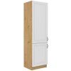 Kuchyňská skříňka Stilo WHAR - 60 DK-210 2F potravinová, bílá + Artisan