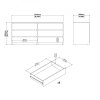 Komoda Simplicity 296 černá