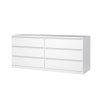 Komoda Simplicity 296 bílý lesk