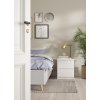 Noční stolek Simplicity 291 bílý lesk