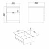 Noční stolek Simplicity 230 dub narbonne