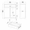 Komoda Simplicity 234 kašmír/jackson hickory