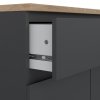 Komoda Simplicity 234 šedá/jackson hickory
