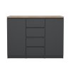 Komoda Simplicity 236 šedá/jackson hickory