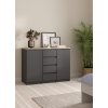Komoda Simplicity 236 šedá/jackson hickory