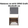 Šatní skříň Smart SR 5 L/P antracit