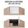 Nástavec Smart SRN 4 bílá + sonoma