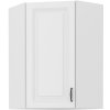 Kuchyňská skříňka Stilo WHWH - horní rohová 60x60 GN-90 1F (45°), bílá + bílá