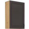 Kuchyňská skříňka Stilo GRAR - horní 60 G-90 1F, grafit + Artisan