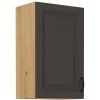 Kuchyňská skříňka Stilo GRAR - horní 45 G-72 1F, grafit + Artisan