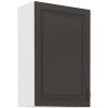 Kuchyňská skříňka Stilo GRWH - horní 60 G-90 1F, grafit + bílá