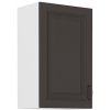 Kuchyňská skříňka Stilo GRWH - horní 45 G-72 1F, grafit + bílá
