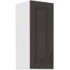 Kuchyňská skříňka Stilo GRWH - horní 30 G-72 1F, grafit + bílá