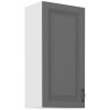 Kuchyňská skříňka Stilo DustGRWH - horní 45 G-90 1F, Dust Grey + bílá
