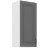 Kuchyňská skříňka Stilo DustGRWH - horní 40 G-90 1F, Dust Grey + bílá