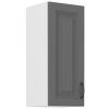 Kuchyňská skříňka Stilo DustGRWH - horní 30 G-72 1F, Dust Grey + bílá