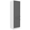 Kuchyňská skříňka Stilo DustGRWH - potravinová 60 DK-210 2F, Dust Grey + bílá
