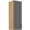 Kuchyňská skříňka Stilo DustGRAR - horní 30 G-90 1F, Dust Grey + Artisan